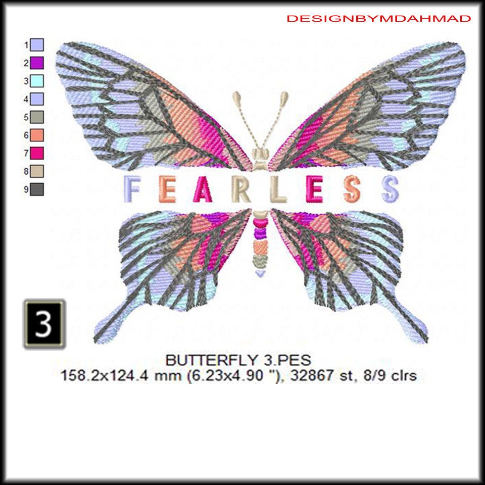 Floral Butterfly Embroidery Design Animal Embroidery Designs Machine