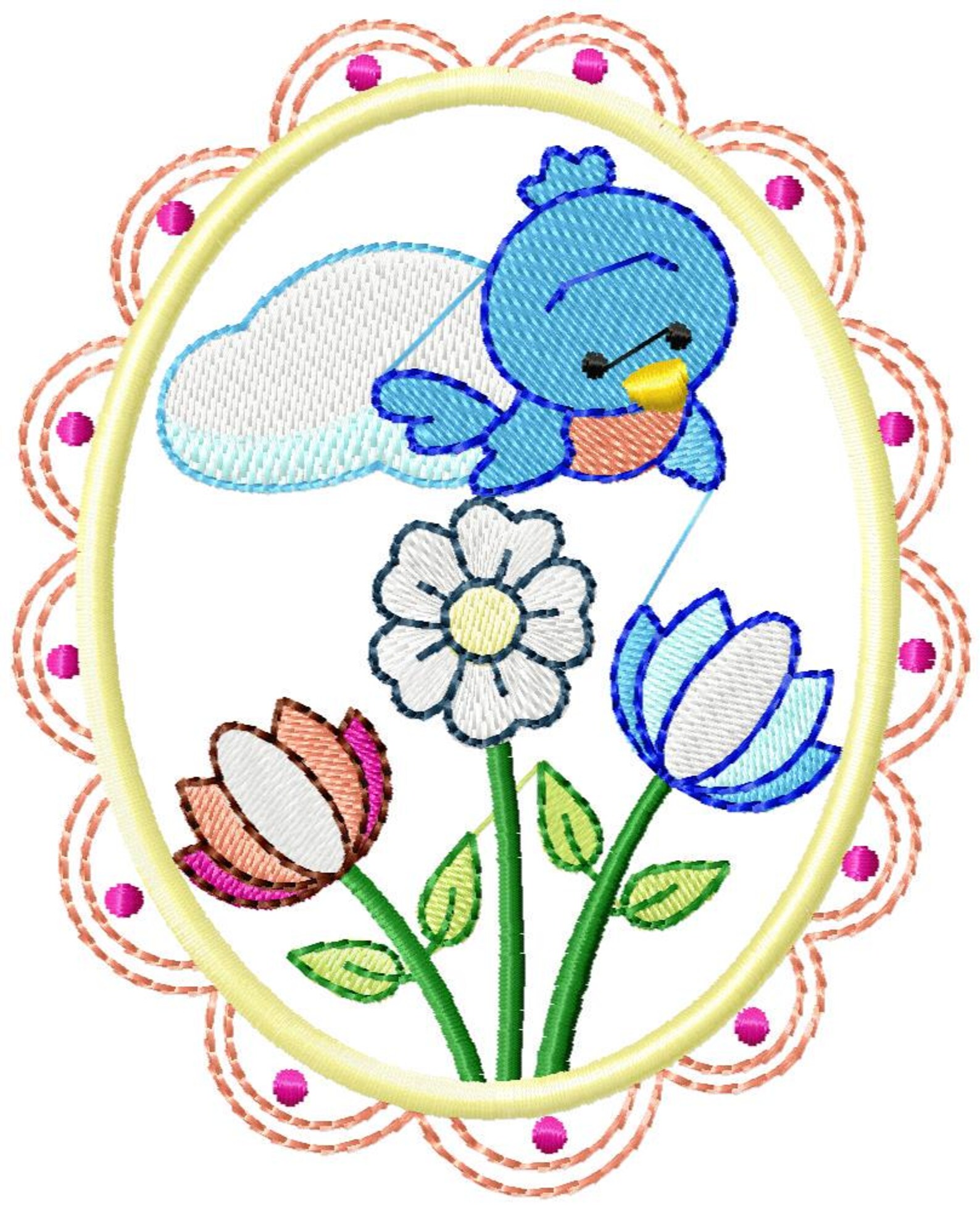 Bird Monogram Embroidery Design Bundle - Butterfly Monogram Embroidery ...