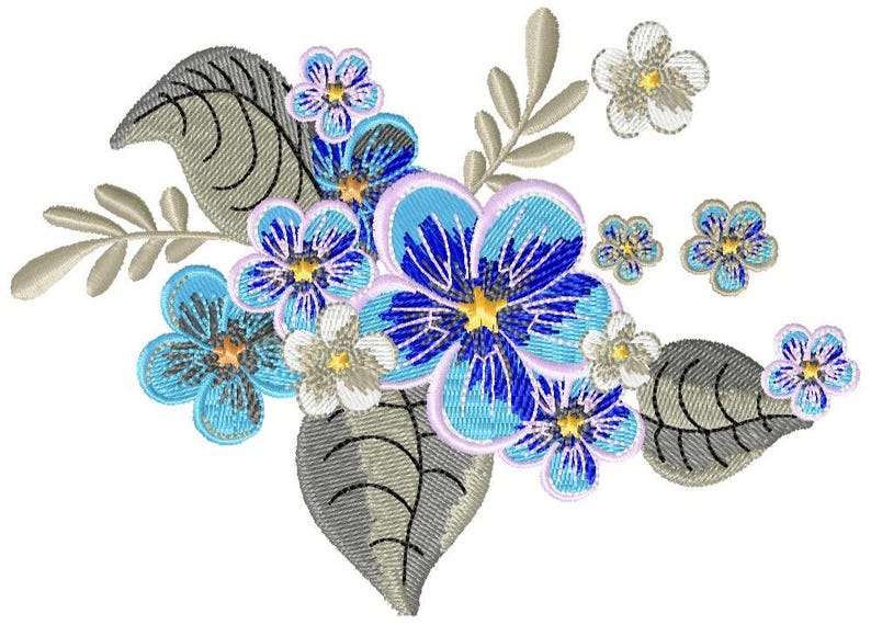 Azalea Tooling Pattern Lavender Embroidery Design Bundle - Azalea Embroidery Designs Machine ...