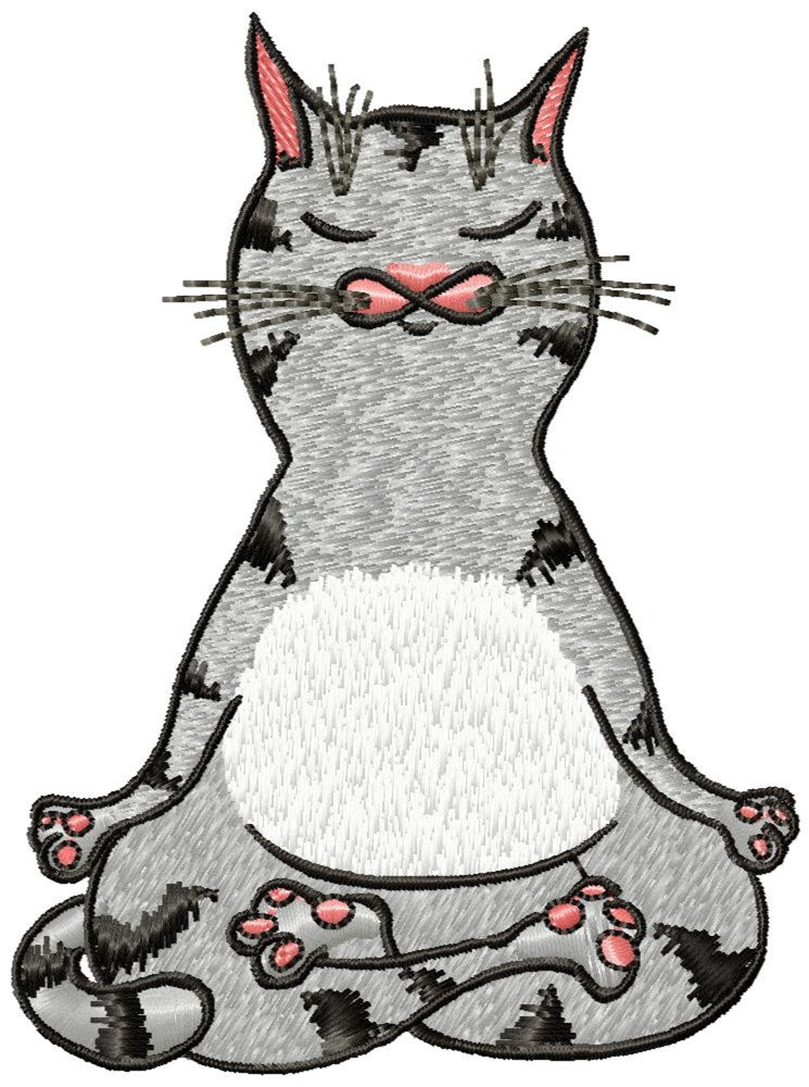 Playing Cat Embroidery Design Bundle - Woodland Animal Embroidery ...