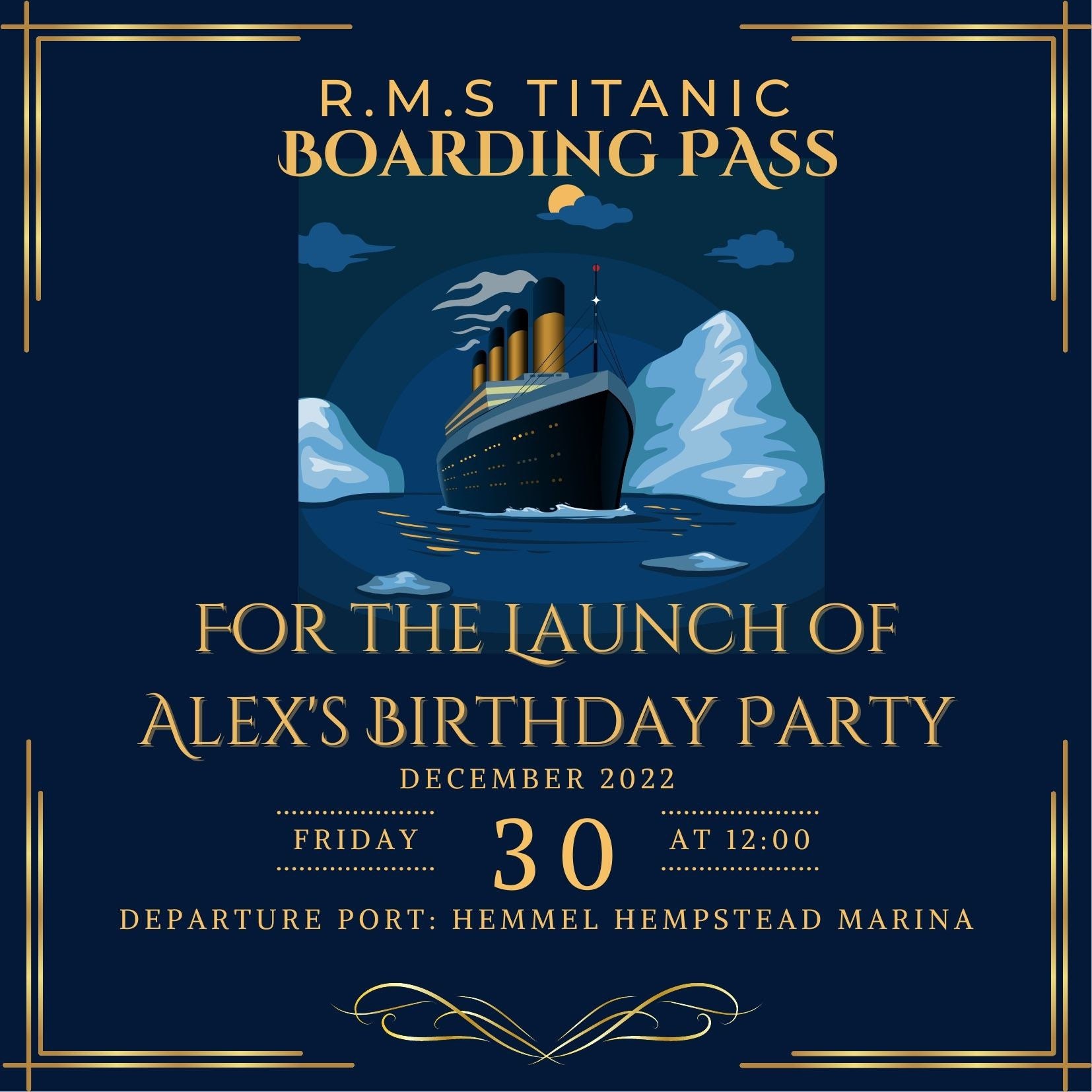 titanic invitation au voyage