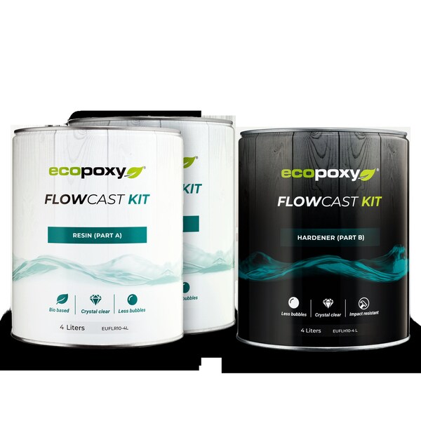 Résine époxy Ecopoxy Kit Flowcast 1.5l