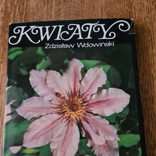 Photobook Flowers Polish photographer Z. Wdowiński Photobook “Kwiaty” Central European photobook Collectible Nature Photobook Edition 1973