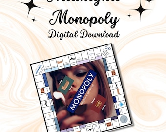 Midnights Themed Monopoly Board Game Digital Download