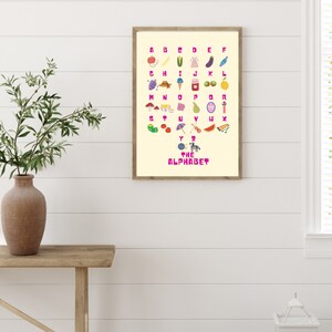The Alphabet Poster Digital Print