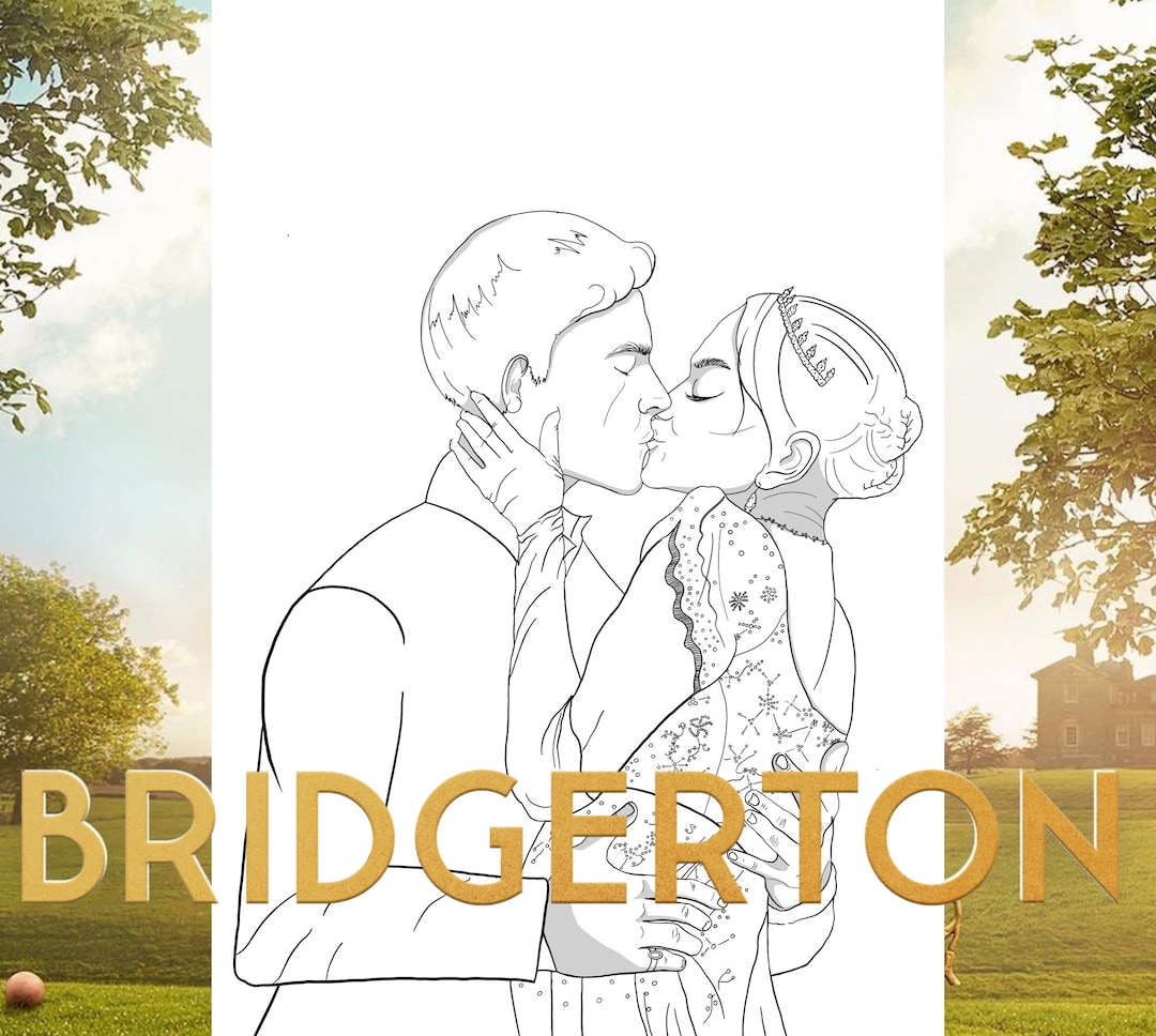 Bridgerton Color Page-anthony Bridgerton-kate Sharma - Etsy