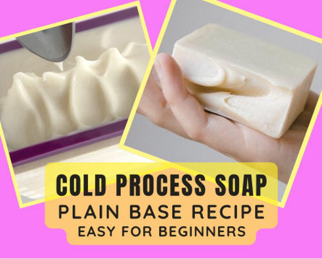 DIY Cold Process Soap Recipe From Scratch / 100 Plain & Etsy
