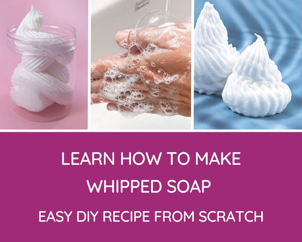DIY From Scratch Whipped Soap Recipe / Easy for Beginners / Stepby
