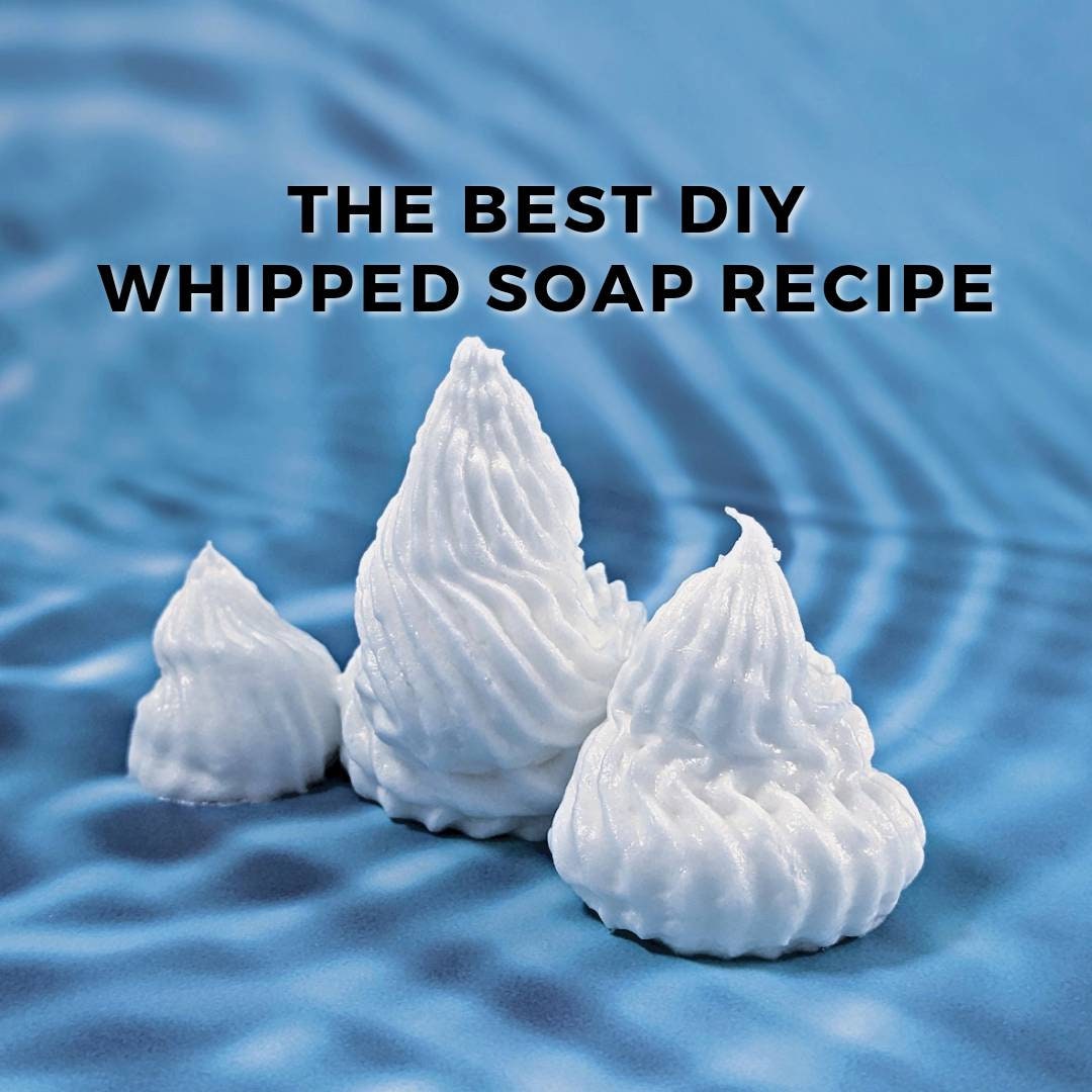 DIY From Scratch Whipped Soap Recipe / Easy for Beginners / Stepby