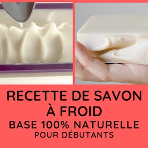 Recette DIY Savon Maison Procédé à Froid / Base Végan 100% Naturelle / Tutoriel ebook PDF / Simple pour débutants