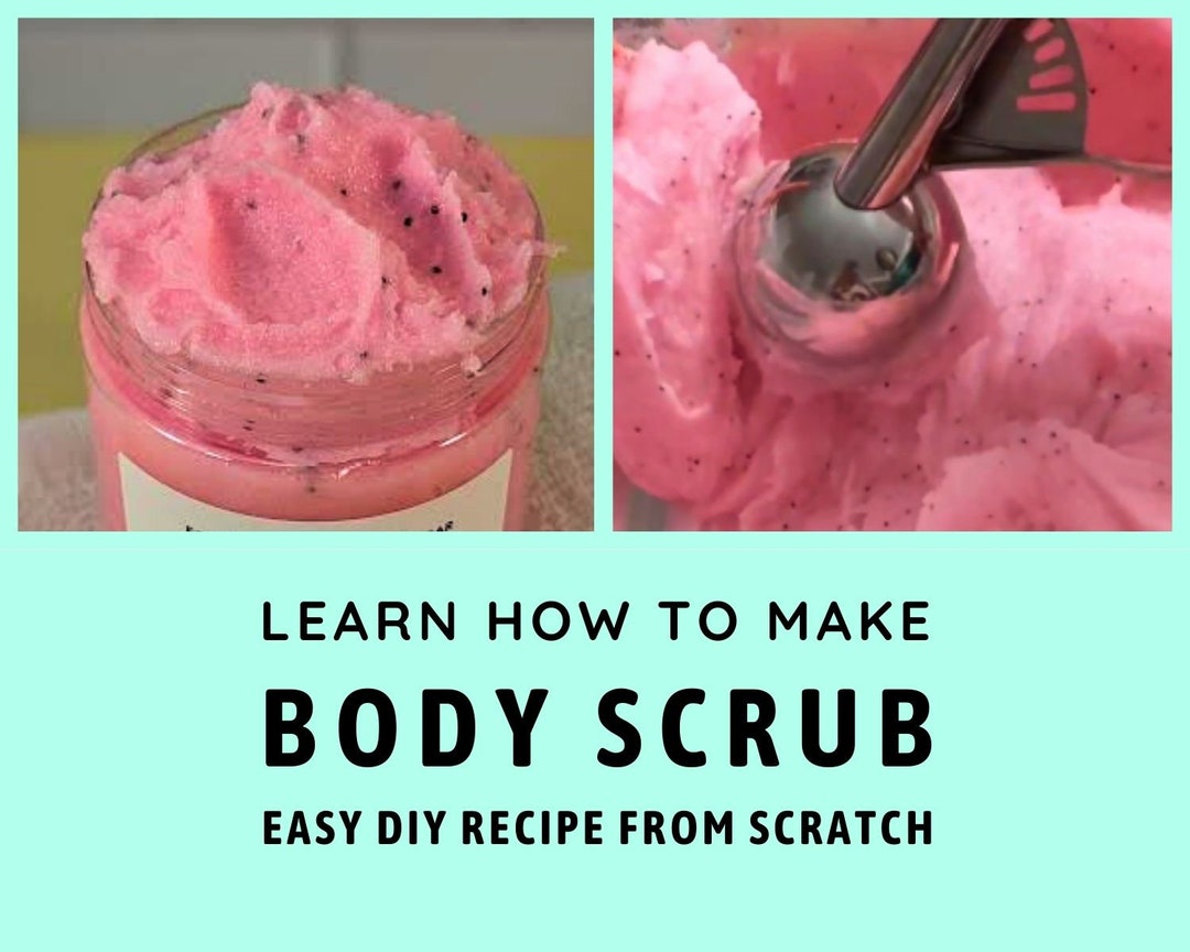 DIY Emulsified Foaming Body Scrub Recipe / Make Your Own From Scratch
