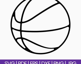 Basketball SVG: Clip Art Vector for Cutting Machine (Digital Download)