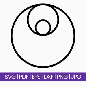 3 Body Problem SVG, ready for cutting machine, 3 Ring Solar System Layered design for Cricut and Silhouette, Instant Download 3 body problem