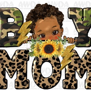 Boy mom black boy png sublimation design download, afro boy png, western mom png, Mother&#39;s Day png, sublimate designs download