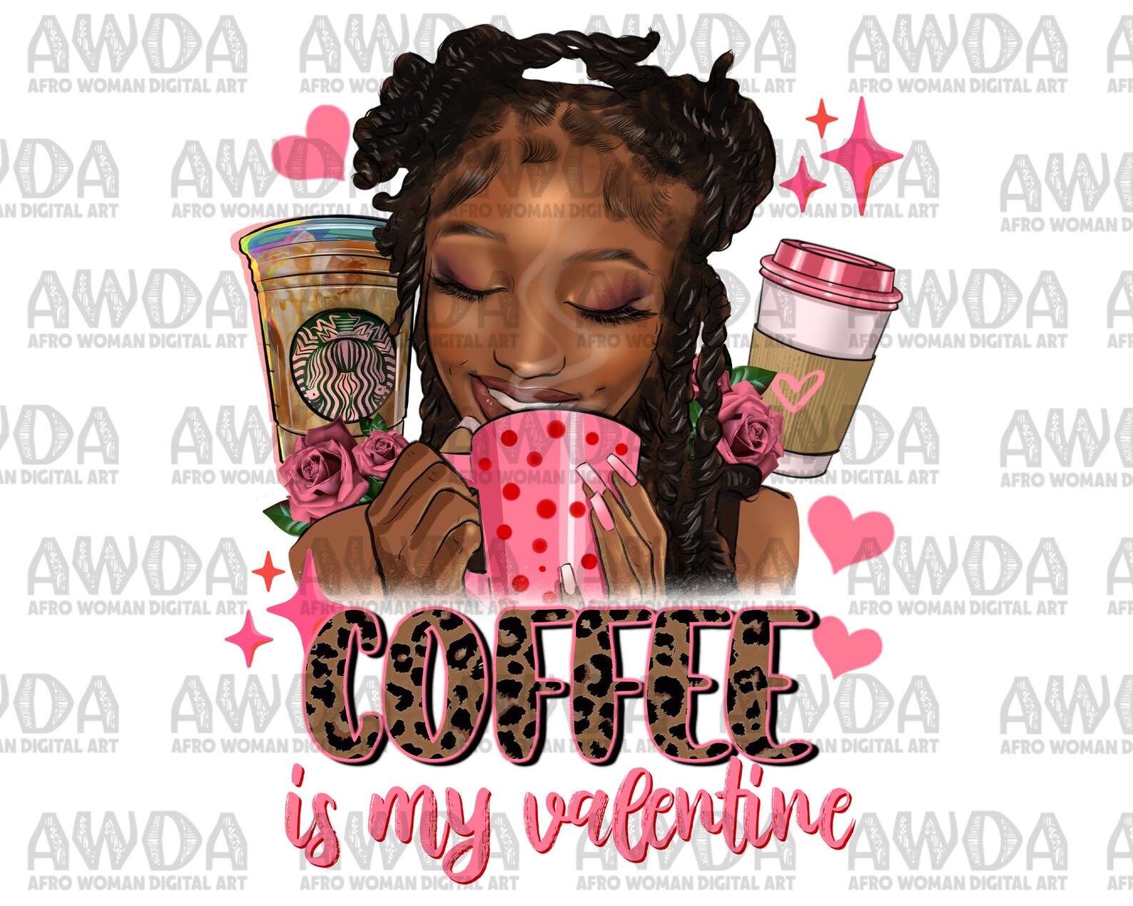 Coffee is My Valentine Png Sublimation Design Download, Valentine's Day ...