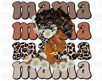 Mamá afro mujer mujer png diseño de sublimación descargar, Día de la Madre png, mamá negra png, afro png, mamá occidental png, diseños sublimados descargar