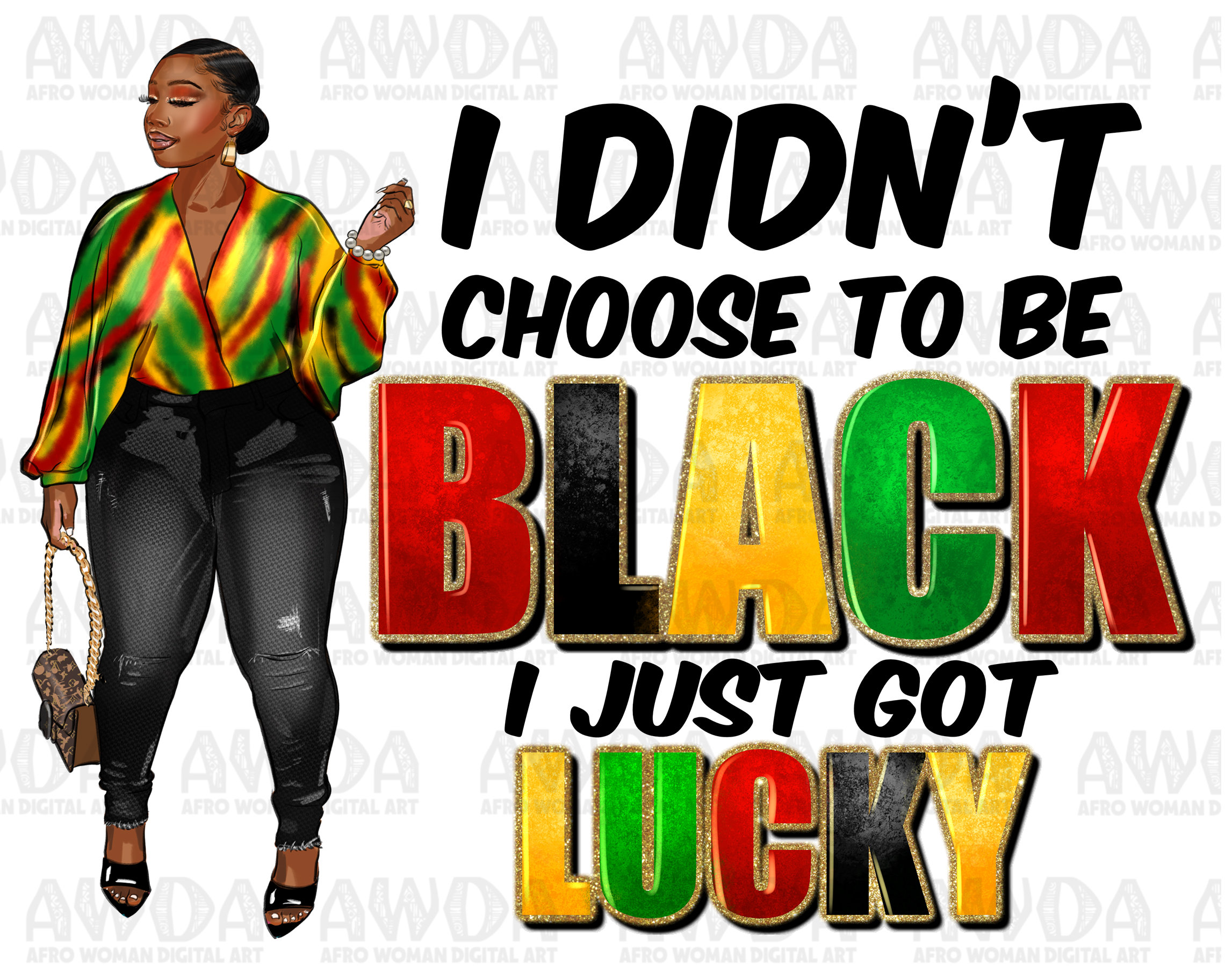 ファッション I Didn't Choose To Be Black Shirt African American Loc Women T-Shirt I Didn't Choose To Be Black Shirt African American Loc Women