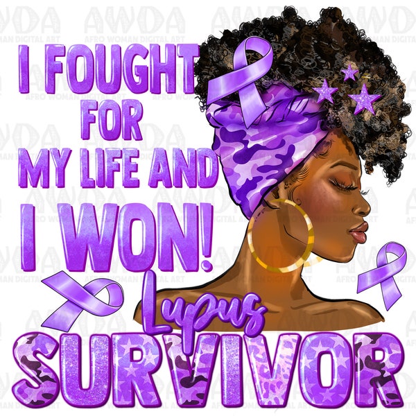 Lupus survivor black woman png sublimation design download, Lupus Awareness png, Lupus ribbon png, sublimate designs download