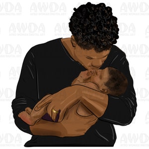 Schwarzer Papa png Sublimation Design download, Vatertag png, afro American png, afro Mann png, afro png, sublimieren designs download