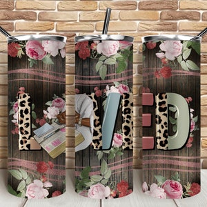 Loved black woman praying 20oz skinny tumbler png, praying afro png, floral tumbler png, Christian png, afro png, sublimate designs download