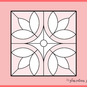 DAMASCUS, Stained Glass Pattern, Stained glass patterns, DIY stained glass