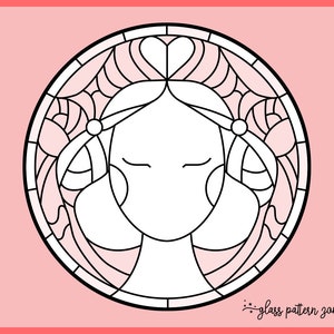 FEMME, motif de vitrail, motifs de vitraux, vitrail bricolage