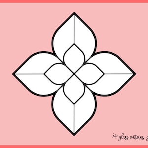 DAMASCUS, Stained Glass Pattern, Stained glass patterns, DIY stained glass
