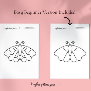 Butterfly Stained Glass Pattern Bundle: DIY Beginner Project (PDF ...