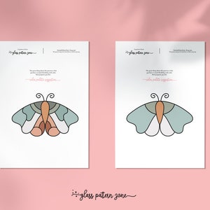 Butterfly Stained Glass Pattern Bundle: DIY Beginner Project (PDF ...