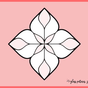 DAMASCUS, Stained Glass Pattern, Stained glass patterns, DIY stained glass