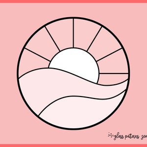 SOLAR, Stained Glass Pattern, Stained glass patterns, DIY stained glass,
