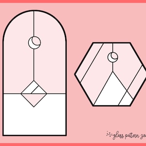 EIS, Glasmalerei-Muster, Glasmalerei-Muster, DIY Glasmalerei