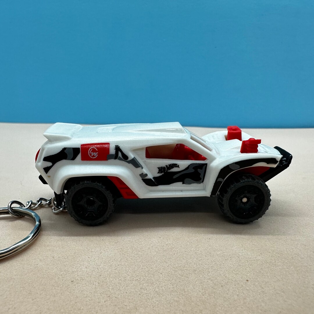 Dune Buggy Mini 3d Car Keychain Keyring White Etsy