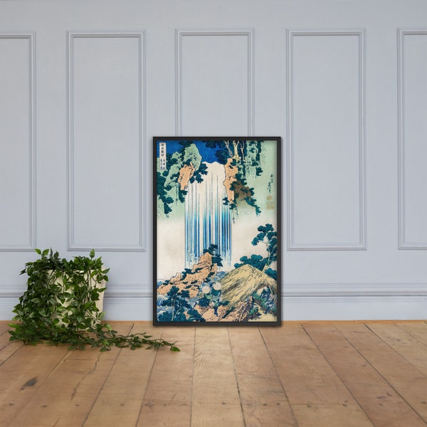 Yoro Waterfall in Mino Province by Katsushika Hokusai | Classical art | Walldecoration | Esthetic decor | Instant Download