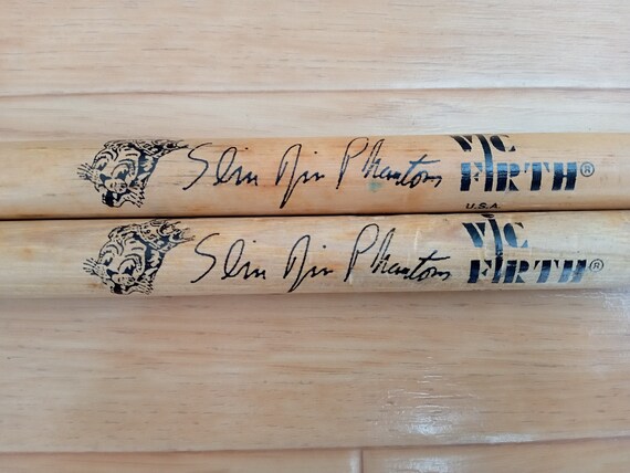 Slim Jim Phantom Drumsticks Official Stray Cats Vintage 