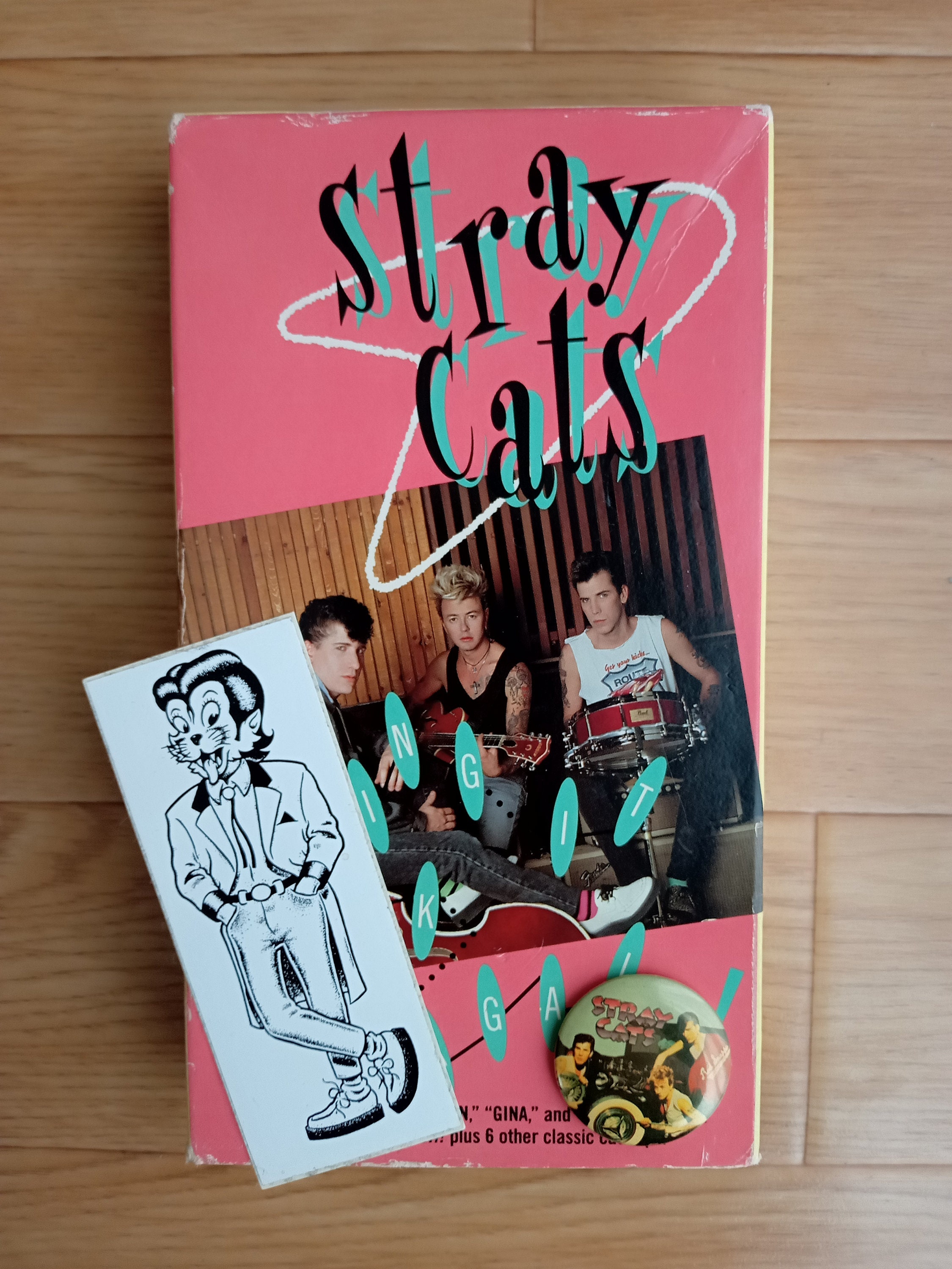 檄レア! STRAY CATSチケット半券とSLIM JIMのドラムスティック 檄レア! STRAY CATSチケット半券とSLIM JIMのドラムスティック