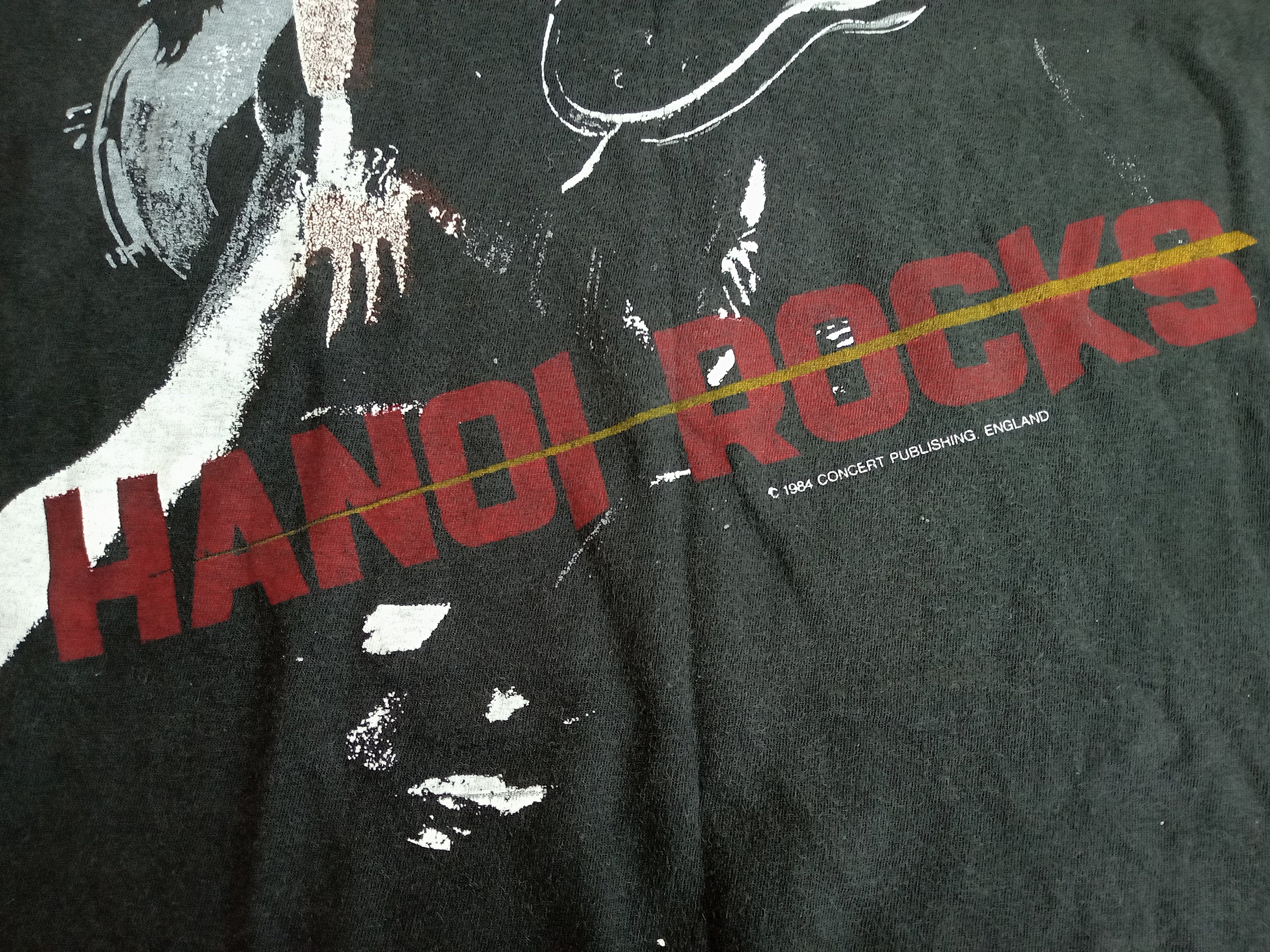 HANOI ROCKS Tシャツ ヴィンテージ Hanoi Rocks Tour Tee Japan 1984 Official Michael Monroe Andy