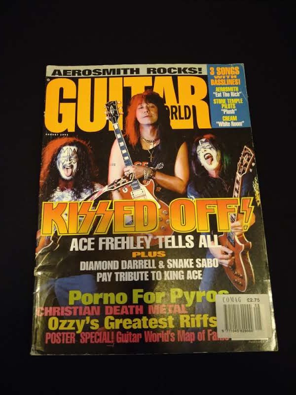 Buy Vintage Collectible Guitar World Magazine August 1993 Ace ...
