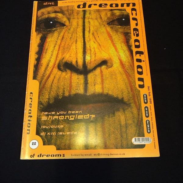 Dream Creation Psy Trance Magazine Issue 22 Jan Feb 1999 Goa Acid Rave
