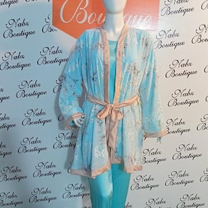 3 piece matching pajamas set : Shirt / Pant and Coat