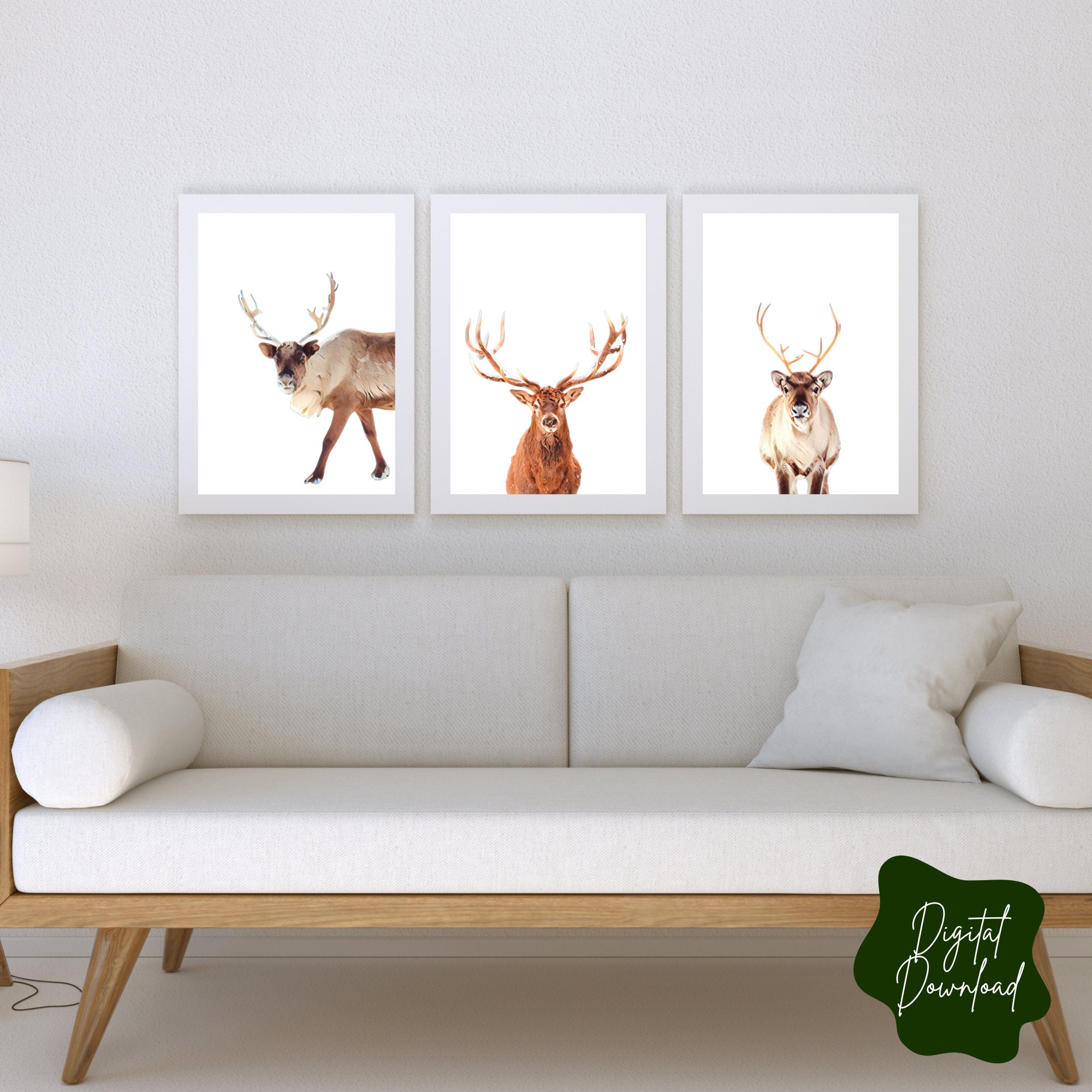 Forest Reindeer Wall Art