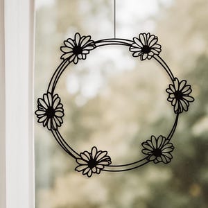 Blumen fensterdeko zum hängen