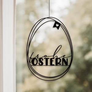 Fensterdeko hängend ostern