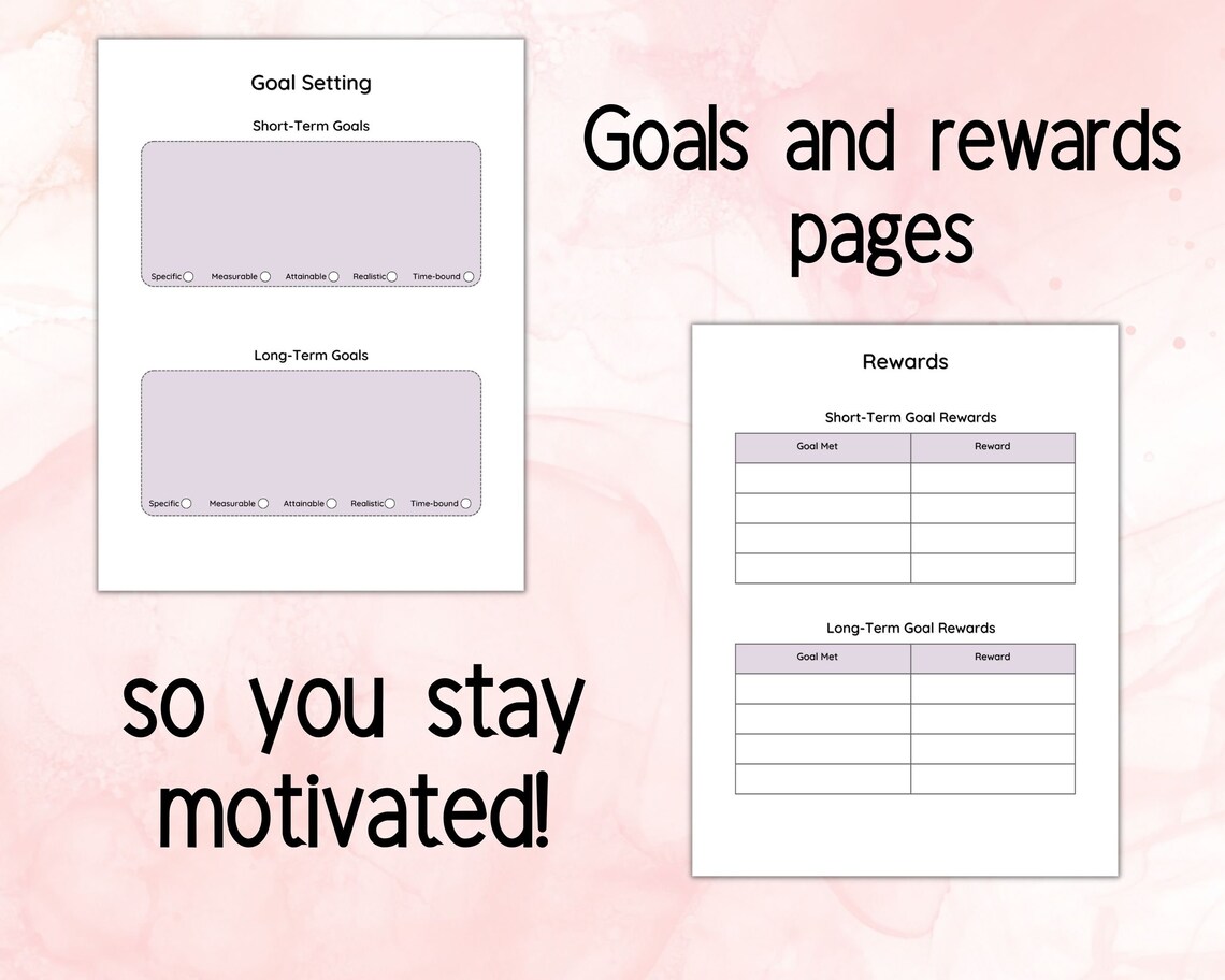 Weight Loss Planner Meal Planner Workout Planner Weight Loss Journal ...