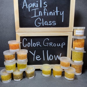 Crushed Glass, YELLOW, REGULAR SIZE, Glass Resin Jewelry, Art Materials, Glass Glitter, Glass Chips, Irregular Small Chips, NailArt