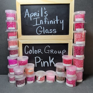 Crushed Glass, PINK, REGULAR SIZE, Glass Resin Jewelry, Resin/Acrylic Art Materials, Glass Glitter, Glass Chips, Irregular Small Chips