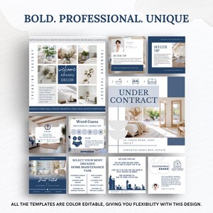 January Real Estate Social Media Templates: Canva Realtor Posts image 6