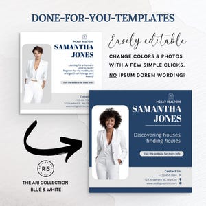 January Real Estate Social Media Templates: Canva Realtor Posts image 7