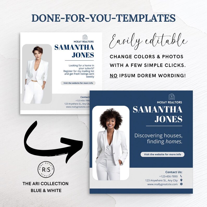 January Real Estate Social Media Templates: Canva Realtor Posts image 7