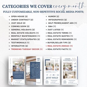 January Real Estate Social Media Templates: Canva Realtor Posts image 8